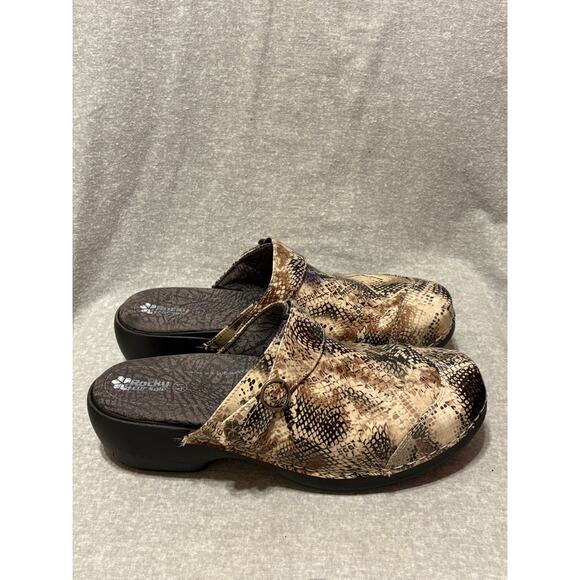 Rocky 4Eur Sole Size 10-10.5 Serpentine Clogs Women’s Shoes Excellent Condition - Picture 5 of 10